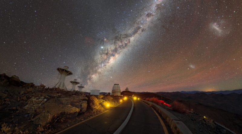 Snímek Cesta ke hvězdám. Foto: Petr Horálek (ESO/FÚ SU v Opavě).