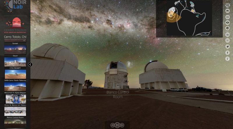 Užijte si virtuální prohlídky observatoří NOIRLab!