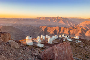 Západ Slnka na Cerro Tololo v Čile. Credits: CTIO/NOIRLab/NSF/AURA/T. Slovinský