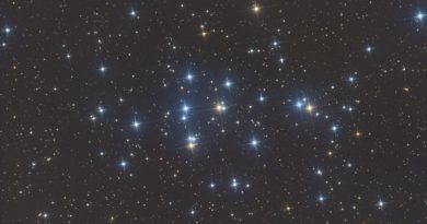 Hvězdokupa M44-Jesličky v souhvězdí Raka. Foto: Fried Lauterbach/Wiki.
