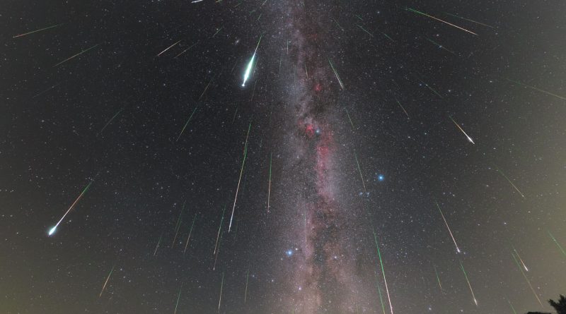 Meteorický roj: Perzeidy z Persea. Foto: Petr Horálek/FÚ v Opavě.