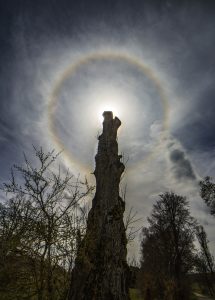 Snímka dňa NASA z 13. januára 2024 s názvom "Kruh okolo Slnka". Foto: Radoslav Zboran.