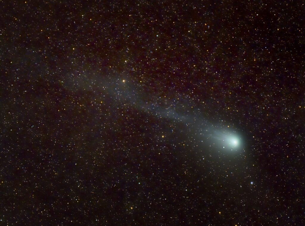 Snímek komety 13P/Olbers z 31. května 2024. Foto: Dan Bartlett/Sky&Telescope.