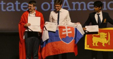 Vladimír Slanina na Medzinárodnej astronomickej olympiáde 2025. Foto: SAV
