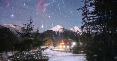 Rozprávkové Belianske Tatry a Geminidy ako snímka dňa NASA 15. 12. 2025