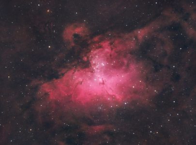 Orlí mlhovina M16. Foto: Matěj Merunka/KaL. Orlí mlhovina M16. Foto: Matěj Merunka/KaL.